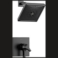Delta Zura Monitor® 17 Series H2Okinetic® Shower Trim Matte Black T17274-BL